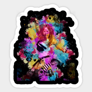 Avril Lavigne ~ Watercolor Illustration Sticker